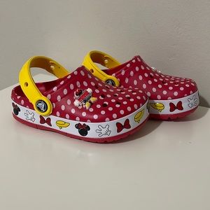 Minnie Mouse Crocs - NEW